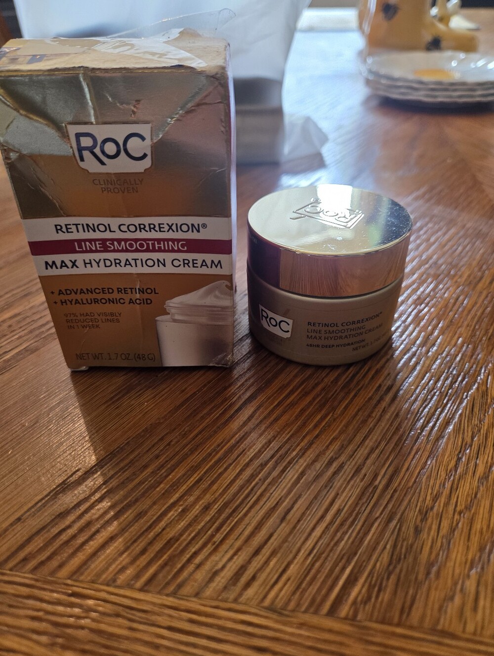 RoC Retinol Correxion Line Smoothing Max Hydration Cream 3.4 oz 100ml